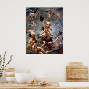 Poster Sorcières allant à leur sabbat Falero