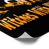 Poster Sorcières avec des hanches Camping Fun Halloween (Coin)