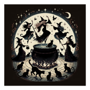Poster Sorcières dans : Collecte de forêts enchantées