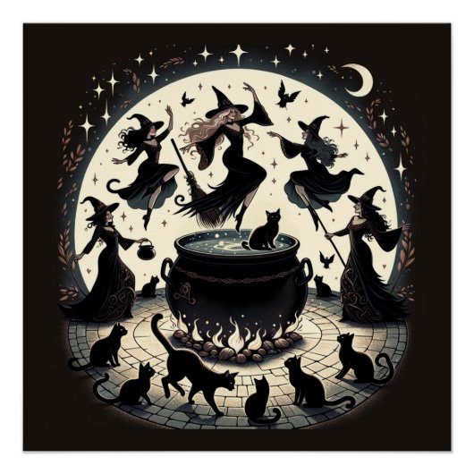 Poster Sorcières dans : Collecte de forêts enchantées (Devant)