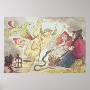 Poster Sorcières dans un grenier à foin