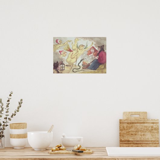 Poster Sorcières dans un Hayloft (Cuisine)