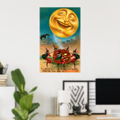 Poster Sorcières dansant sous la lune (Bureau à domicile)