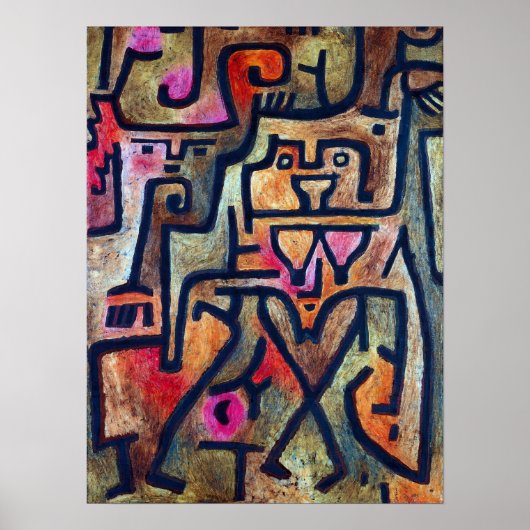 Poster Sorcières de la forêt Paul Klee (Devant)
