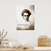 Poster Soren Kierkegaard (Cuisine)