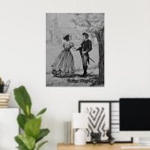 Poster Søren Kierkegaard et Regine Olsen (Bureau à domicile)