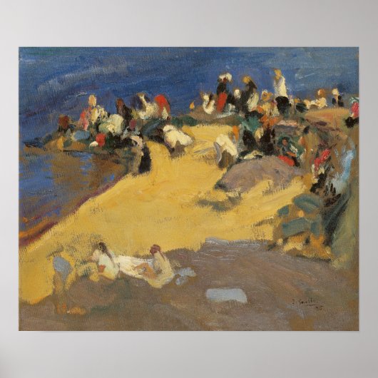 Poster Sorolla - Bergeronnettes de Galice (Devant)