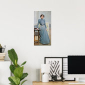 Poster Sorolla - Clotilde En Robe Grise (Bureau à domicile)