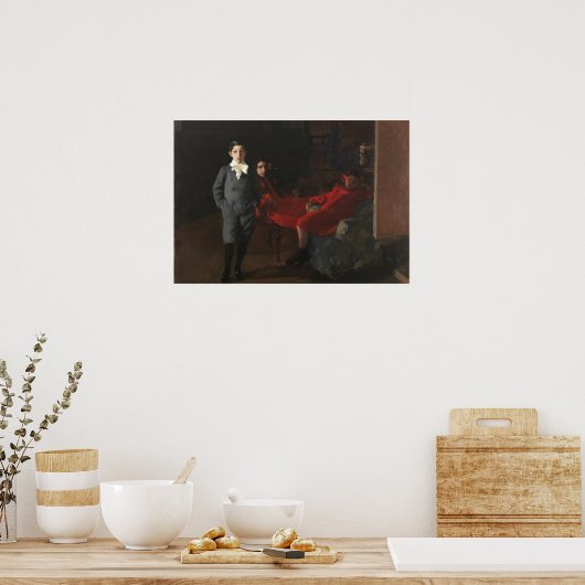 Poster Sorolla - Mes enfants (Cuisine)