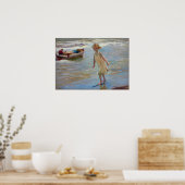 Poster Sorolla - Nina Sur La Plage, Valence (Cuisine)