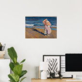 Poster Sorolla - Pêcheuse Avec Son Fils (Bureau à domicile)