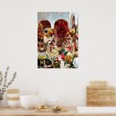 Poster Sorolla peinture - Séville, la Danse (Cuisine)