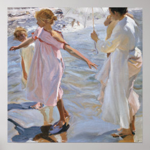 Poster Sorolla - Temps Pour Un Bain, Valence