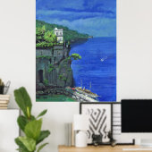 Poster Sorrente Italie (Bureau à domicile)