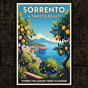 Poster Sorrento, Italie : Une collection d'affiches Vinta