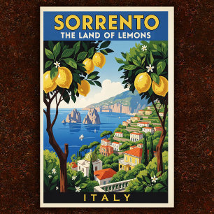 Poster Sorrento, Italie : Une collection d'affiches Vinta