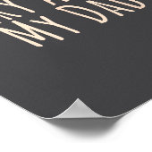 Poster Sorry About My Dad Funny Father Son Daughter Sayin (Coin)