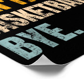 Poster Sorry Can't Basketball Bye Retro Basketball Player (Coin)