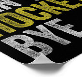 Poster Sorry Can't Hockey Bye Funny Hockey (Coin)