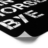 Poster Sorry Can't Horses Bye Funny Horse  (Coin)