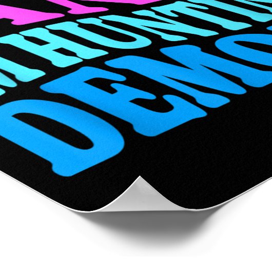 Poster Sorry Can't Hunting Demons Korean P Music Hallowee (Coin)