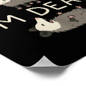 Poster Sorry Can't I'm Dead (Coin)