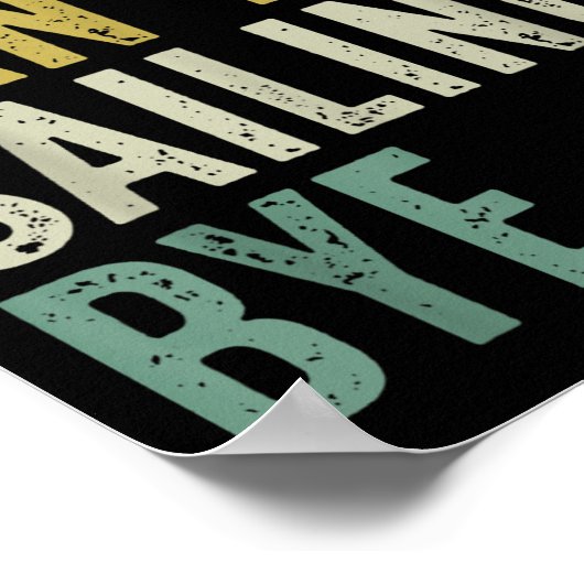 Poster Sorry Can't Sailing Bye  (Coin)