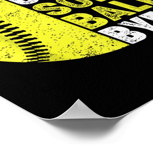 Poster Sorry Can't Softball Bye Adult Humor Saying Girls (Coin)