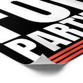 Poster Sorry Funny For Partying Cool Party Birthday Festi (Coin)