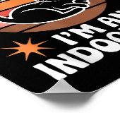 Poster Sorry I Can't Go I'm An Indoor Cat Tee (Coin)