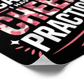 Poster Sorry I Can't I Have Cheer Practice Cheerleader (Coin)