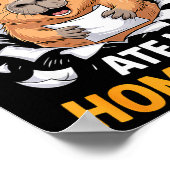 Poster Sorry My Capybara Ate My Homework Funny Rodent  (Coin)