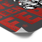 Poster Sorry Santa I've Been Feral Fuuny Christmas Mens W (Coin)