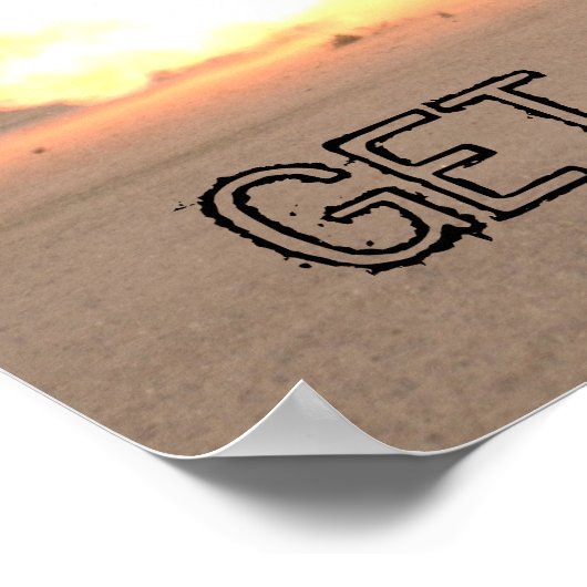 POSTER SORTE DE MA PELOUSE ! (Coin)