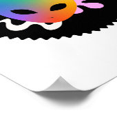 Poster SORTE ET Fierté. LGBT+pride. (Coin)