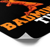 Poster Sortez De Mon Chemin Son Temps Badminton (Coin)