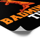 Poster Sortez De Mon Chemin Son Temps Badminton (Coin)