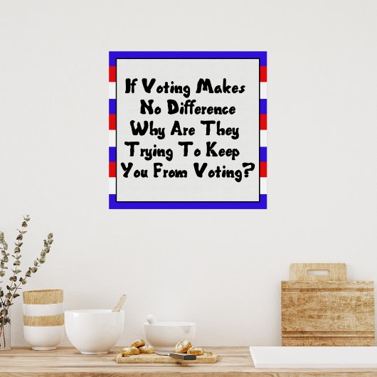 POSTER SORTEZ LE VOTE (Cuisine)