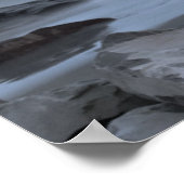 Poster Sorti de l'impression bleue (Coin)