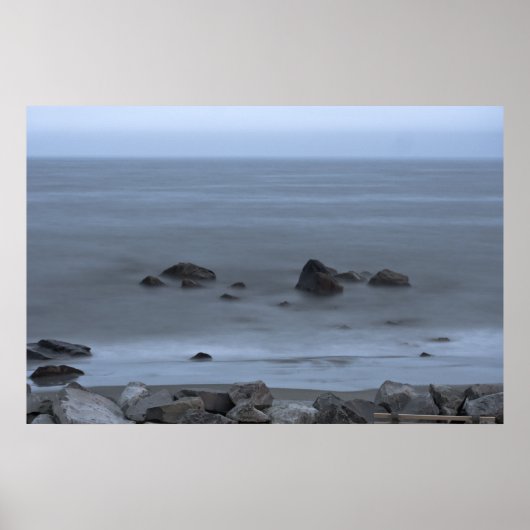 Poster Sorti de l'impression bleue (Devant)