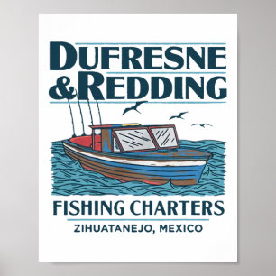 Poster Sorties de pêche Dufresne et Redding
