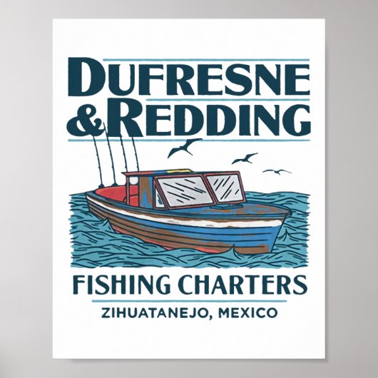 Poster Sorties de pêche Dufresne et Redding (Devant)