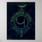 Poster Sortilège Harry Potter | Graphique Wingardium Levi (Devant)