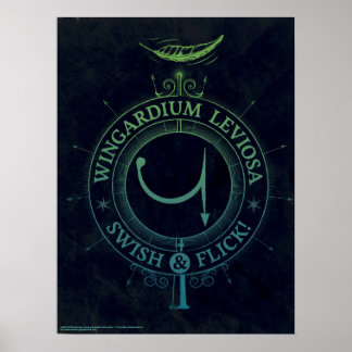 Poster Sortilège Harry Potter | Graphique Wingardium Levi