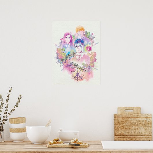 Poster Sortilège Harry Potter | Harry, Hermione et Ron da (Cuisine)