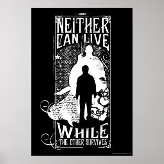 Poster Sortilège Harry Potter | Ni l'un ni l'autre ne peu