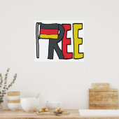 Poster Sortir de l'Allemagne libre (Cuisine)