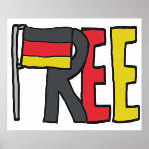 Poster Sortir de l'Allemagne libre