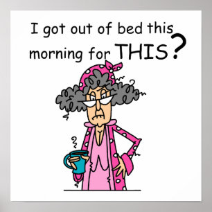 Poster Sortir de l'humour de lit