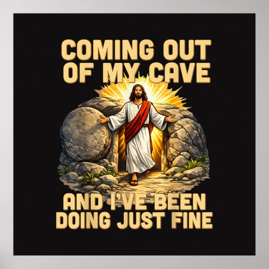 Poster Sortir de ma grotte La résurrection de Jésus (Devant)